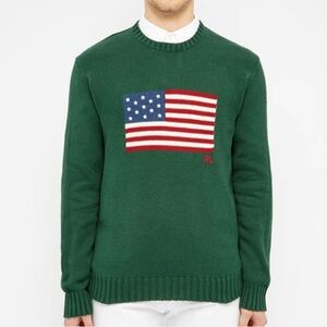 Ralph Lauren Flag green sweater